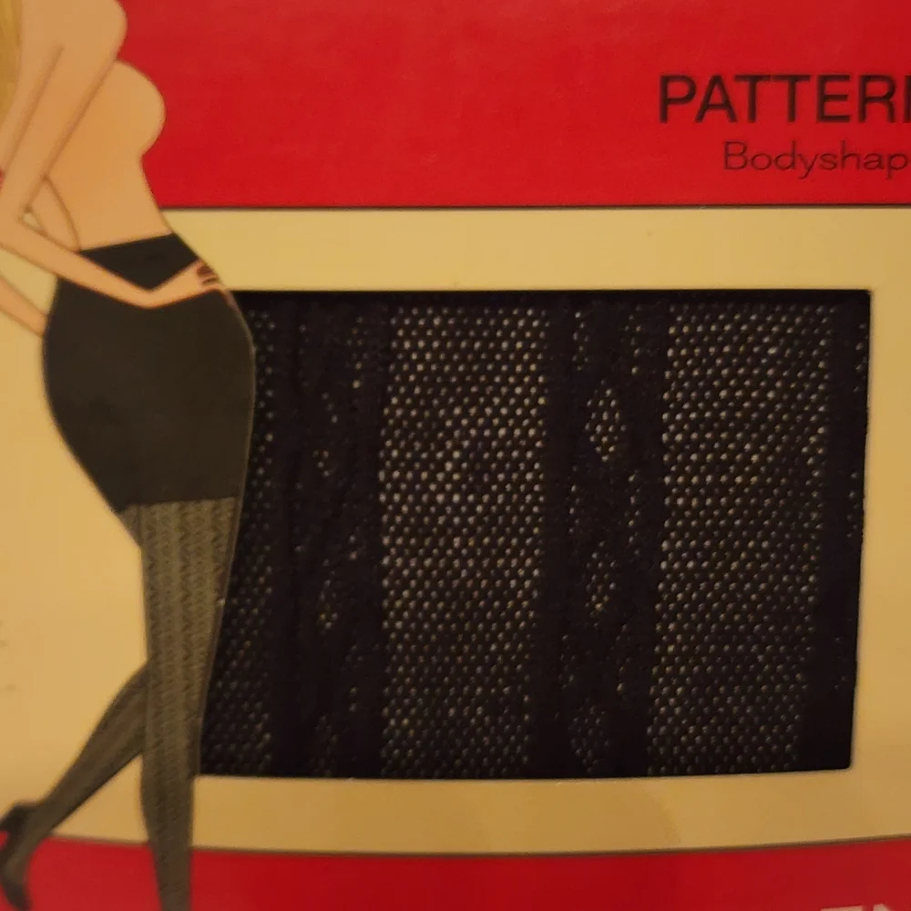 SPANX Patterned Bodyshaping Tight End Tights  Comfortable Tummy Control Size C